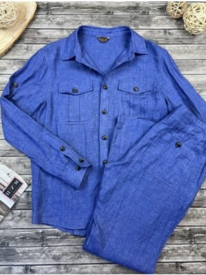 Loro Piana Natural Linen Leisure SetImported flax from Canada
